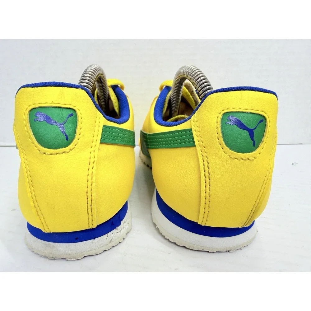 Puma Roma Brazil Dandelion Yellow Green Sneakers Men's US 7C 354259-50